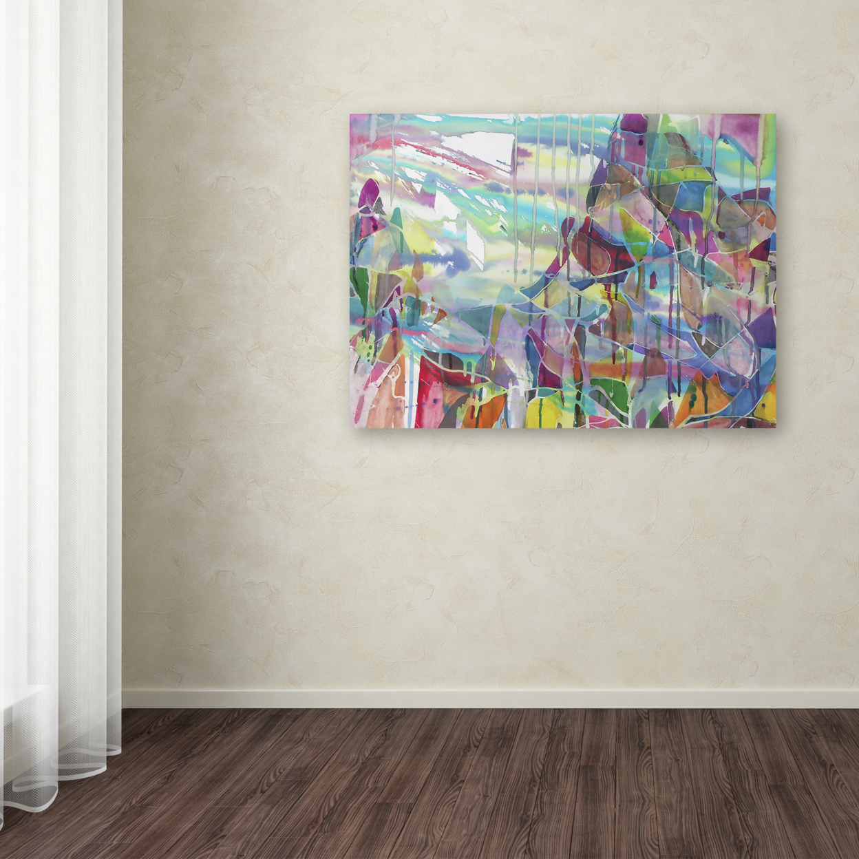 Lauren Moss 'Illimani' Canvas Wall Art 35 X 47 Inches