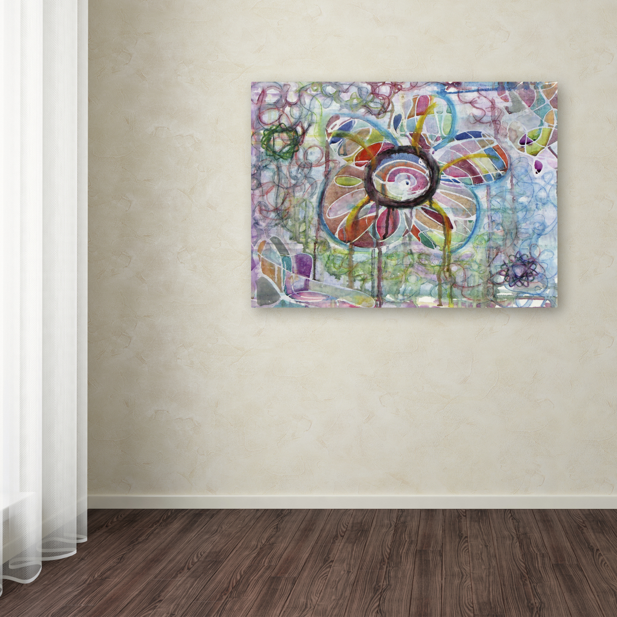 Lauren Moss 'Introspective' Canvas Wall Art 35 X 47 Inches