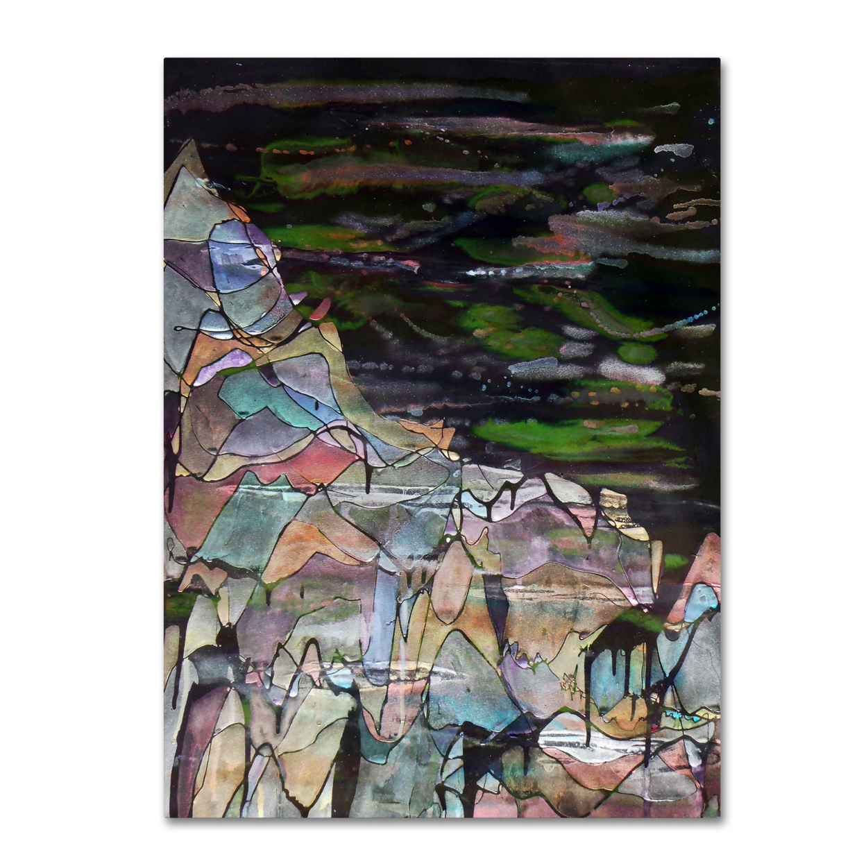 Lauren Moss 'Mount Fairweather' Canvas Wall Art 35 X 47 Inches
