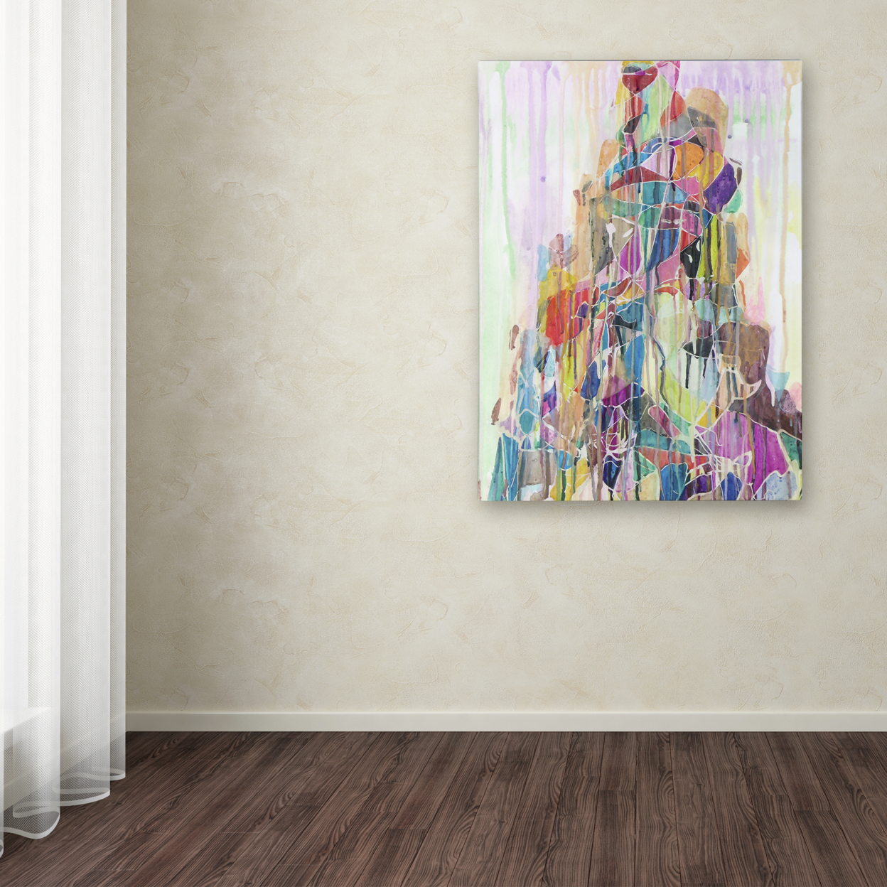 Lauren Moss 'Manaslu' Canvas Wall Art 35 X 47 Inches