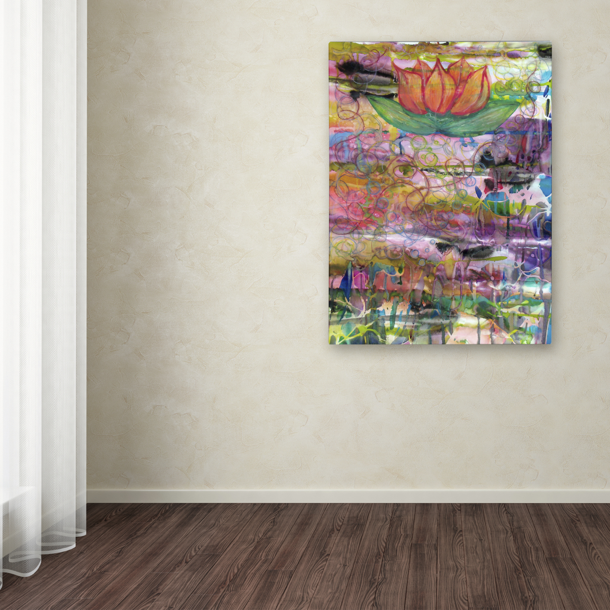 Lauren Moss 'Path To Enlightenment' Canvas Wall Art 35 X 47 Inches
