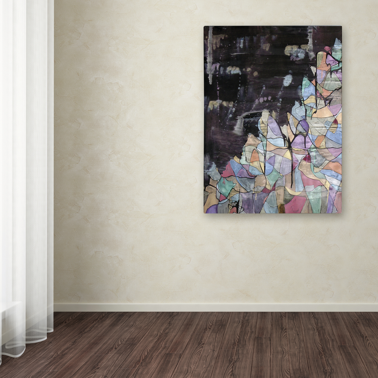 Lauren Moss 'Shiveluch' Canvas Wall Art 35 X 47 Inches