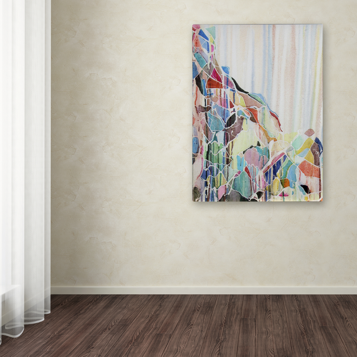 Lauren Moss 'Sopka' Canvas Wall Art 35 X 47 Inches