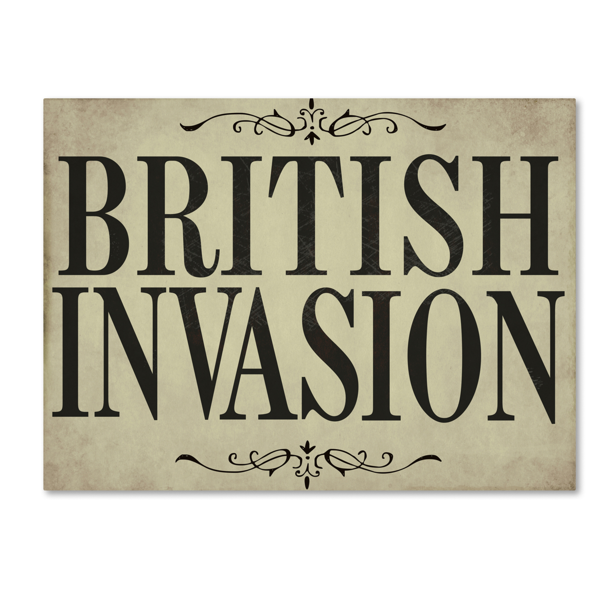 Color Bakery 'British Invasion' Canvas Wall Art 35 X 47 Inches