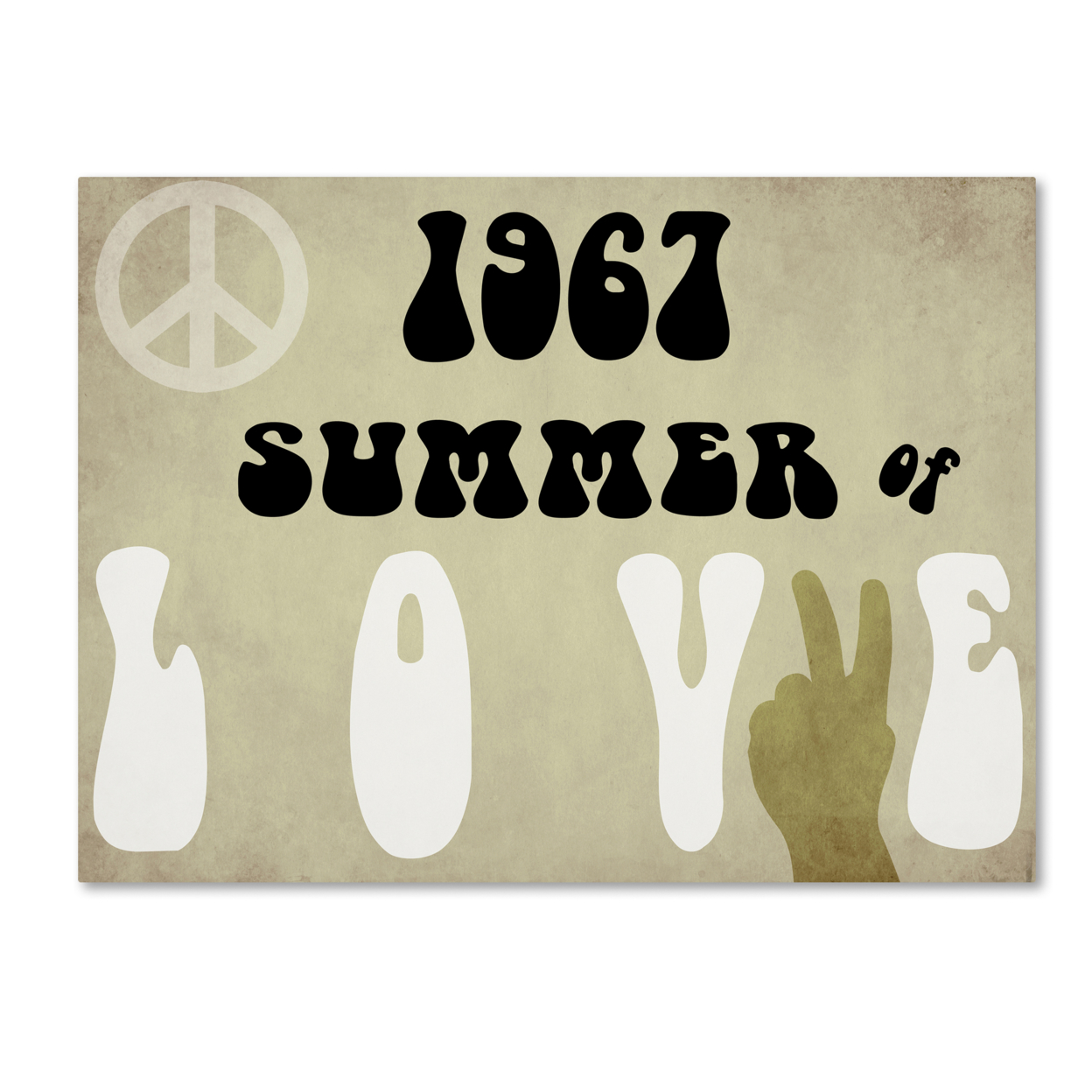 Color Bakery 'Summer Of Love' Canvas Wall Art 35 X 47 Inches