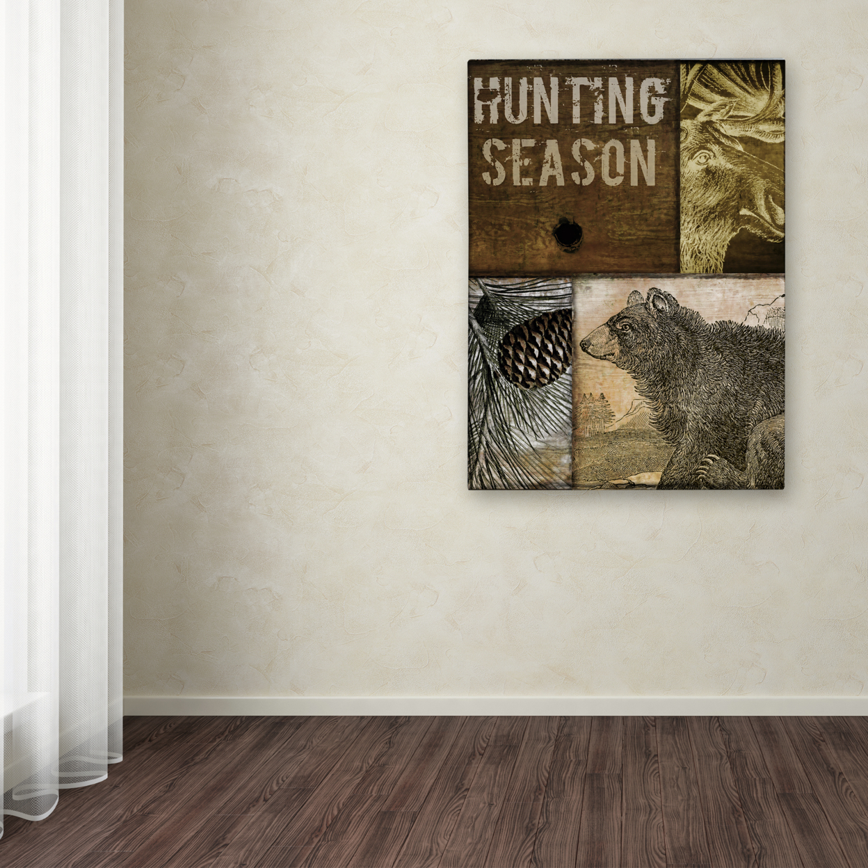 Color Bakery 'Hunting Season IV' Canvas Wall Art 35 X 47 Inches