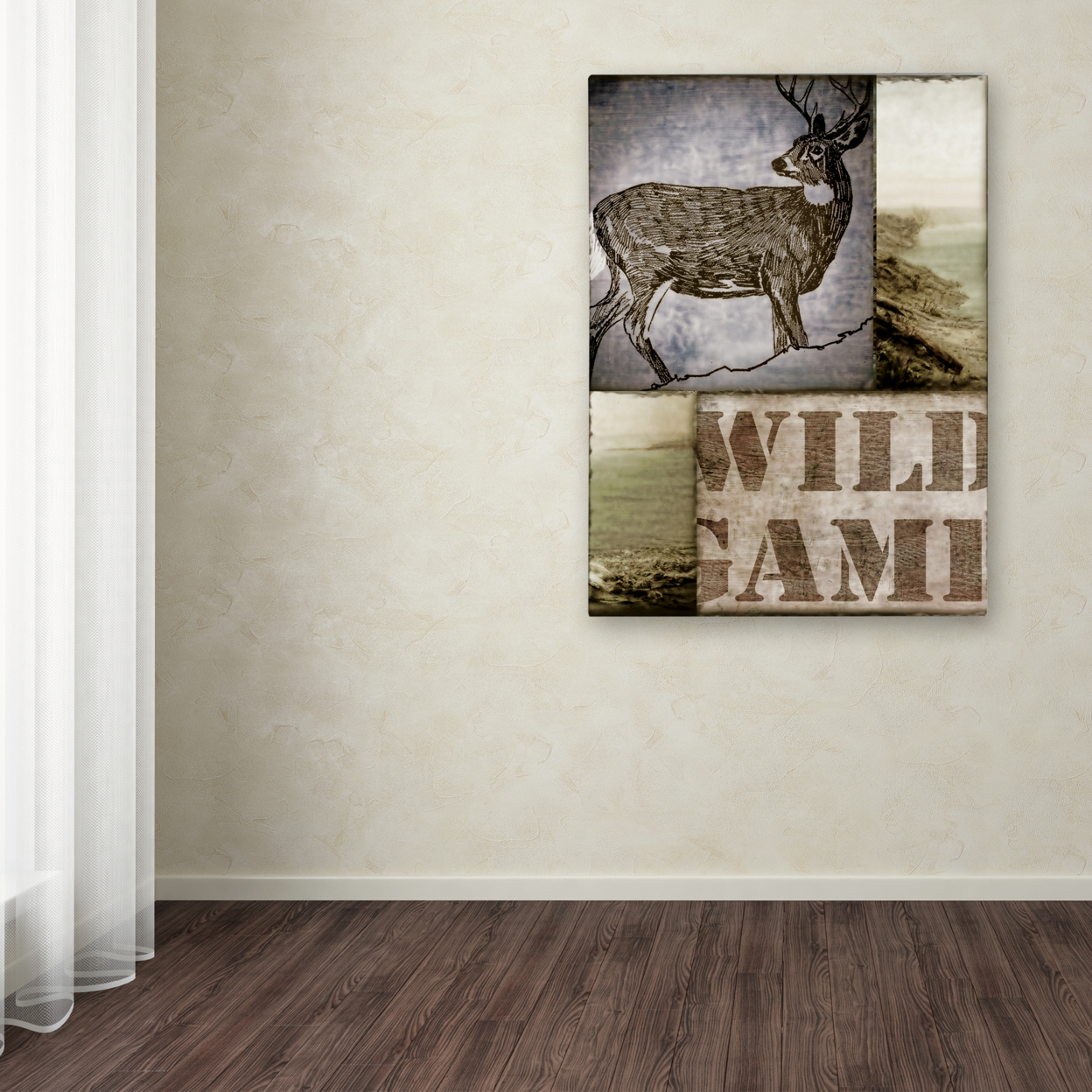 Color Bakery 'Wild Game' Canvas Wall Art 35 X 47 Inches
