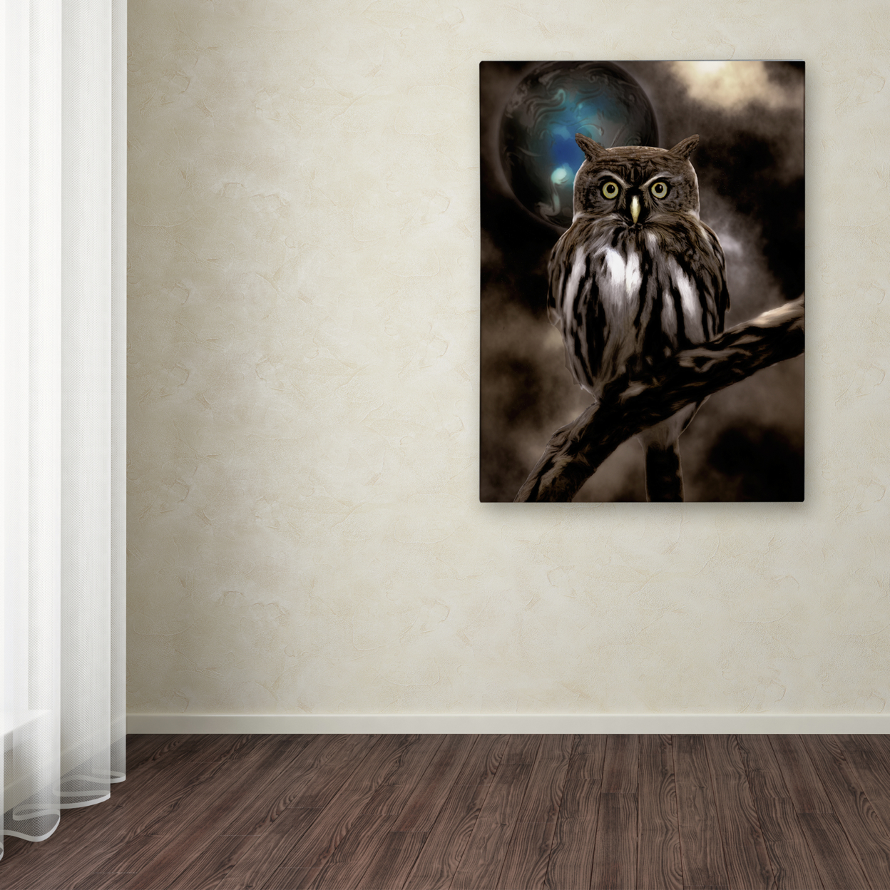 Color Bakery 'Night Owl' Canvas Wall Art 35 X 47 Inches