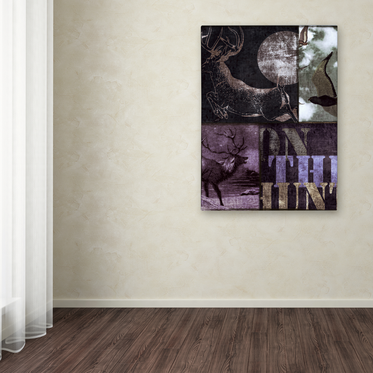 Color Bakery 'On The Hunt II' Canvas Wall Art 35 X 47 Inches