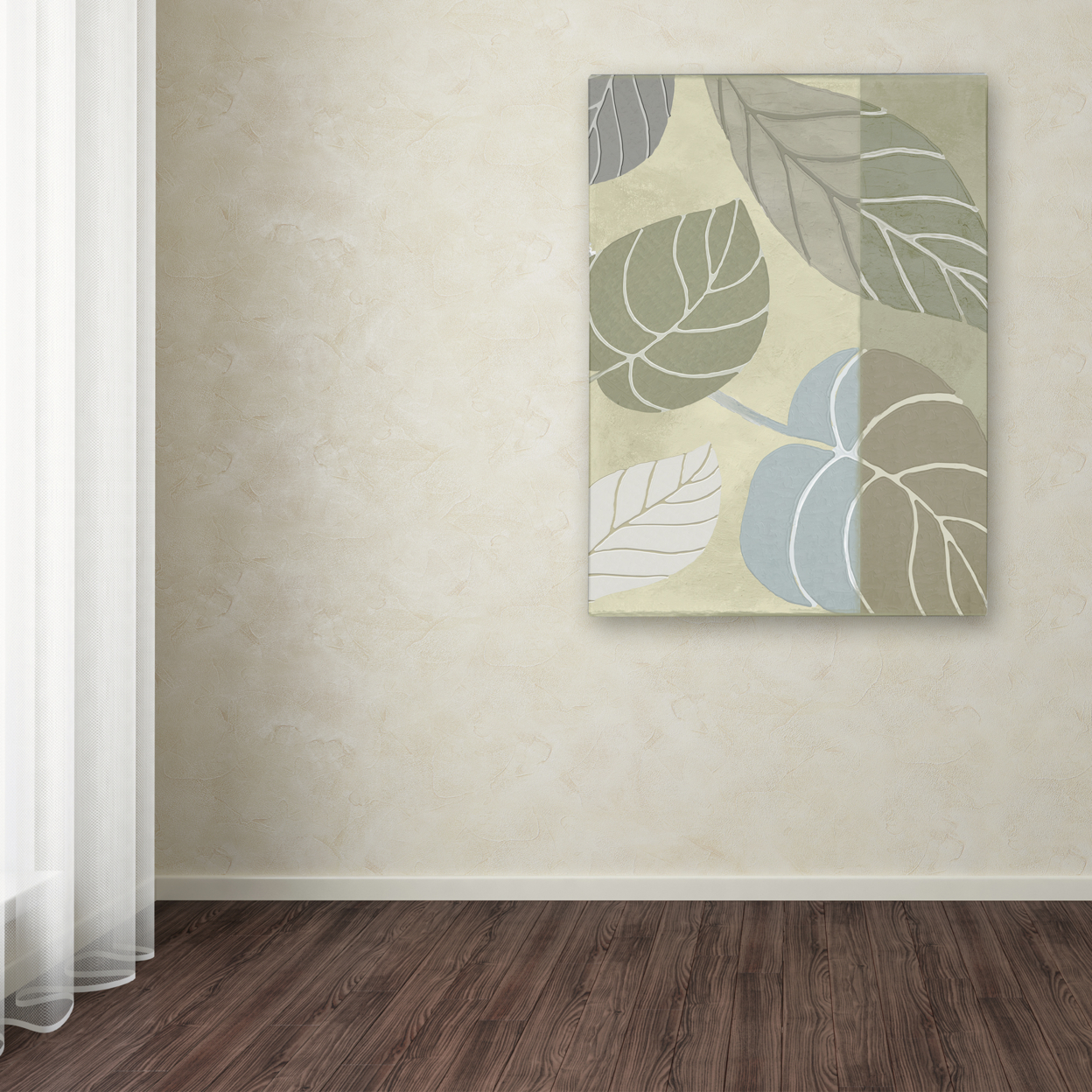 Color Bakery 'Leaf Story VI' Canvas Wall Art 35 X 47 Inches