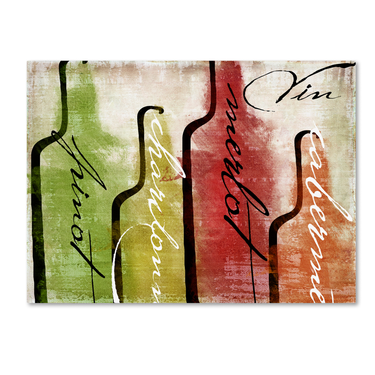 Color Bakery 'Wine Tasting I' Canvas Wall Art 35 X 47 Inches