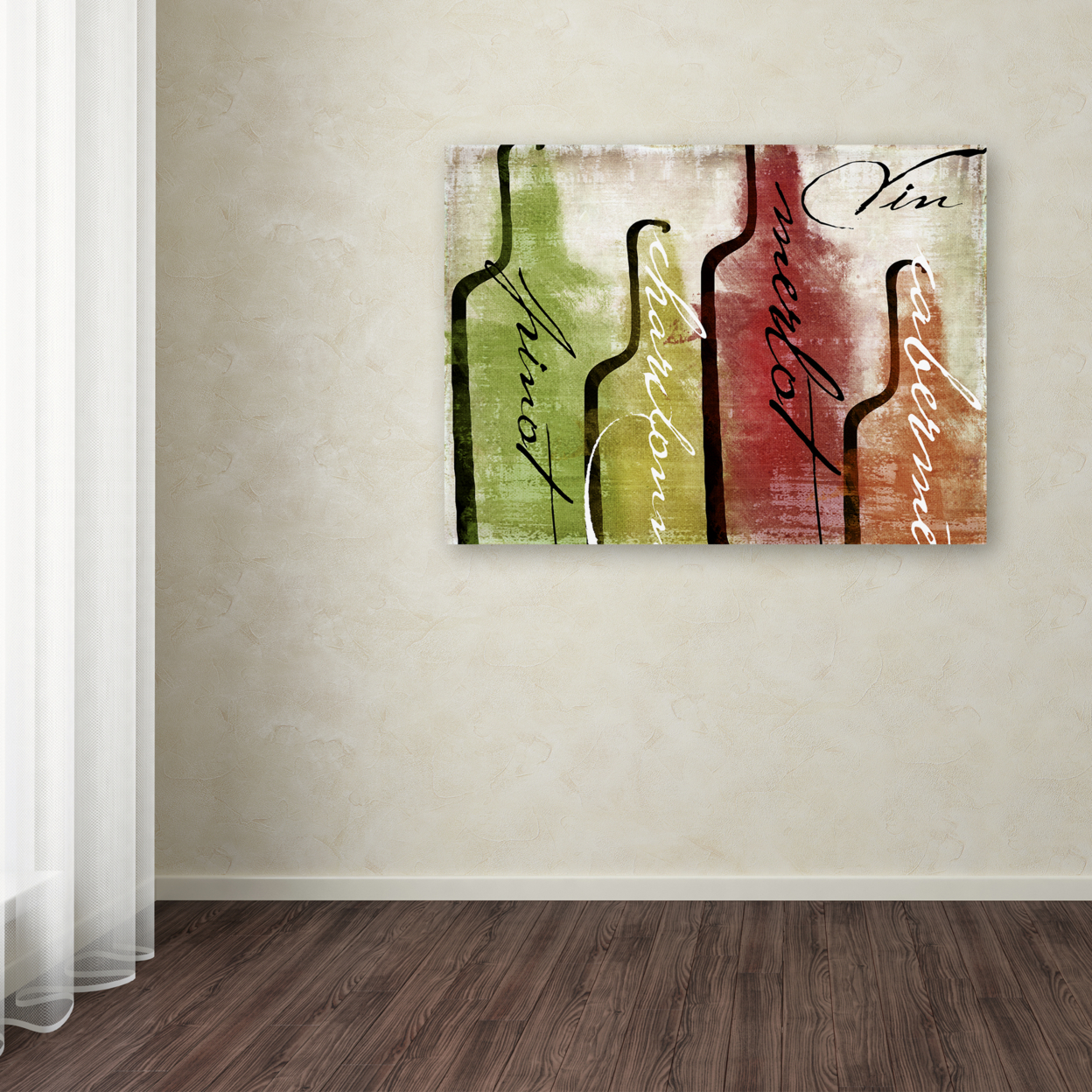 Color Bakery 'Wine Tasting I' Canvas Wall Art 35 X 47 Inches