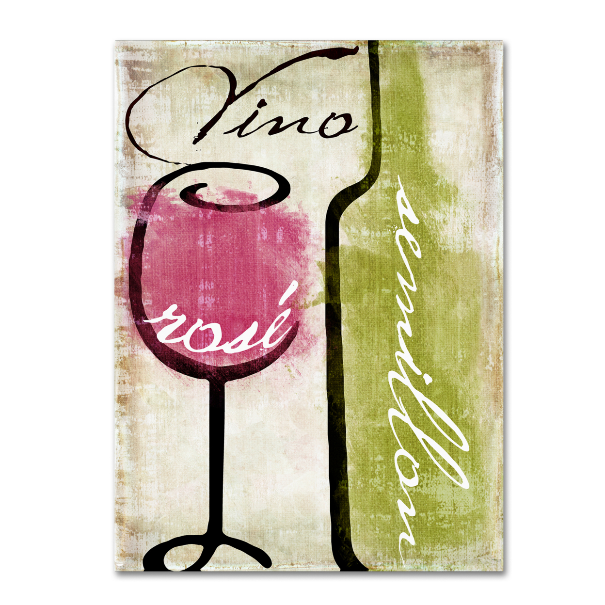 Color Bakery 'Wine Tasting IV' Canvas Wall Art 35 X 47 Inches