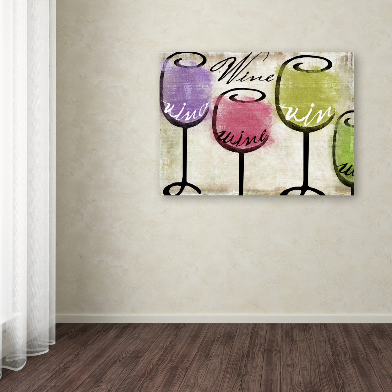 Color Bakery 'Wine Tasting III' Canvas Wall Art 35 X 47 Inches