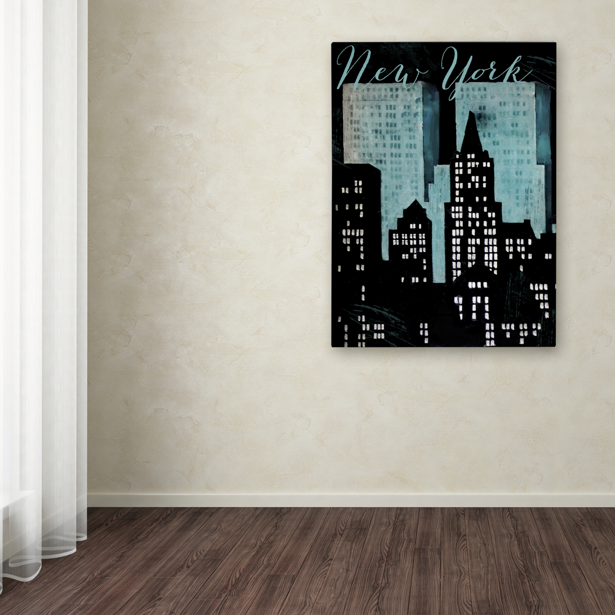 Color Bakery 'Retro Cities I' Canvas Wall Art 35 X 47 Inches