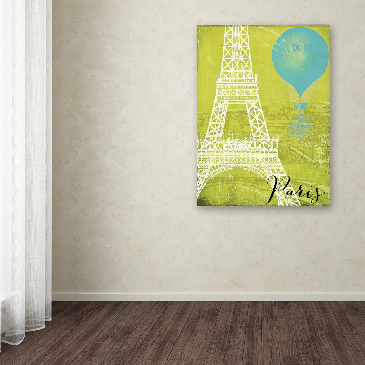 Color Bakery 'Retro Cities III' Canvas Wall Art 35 X 47 Inches