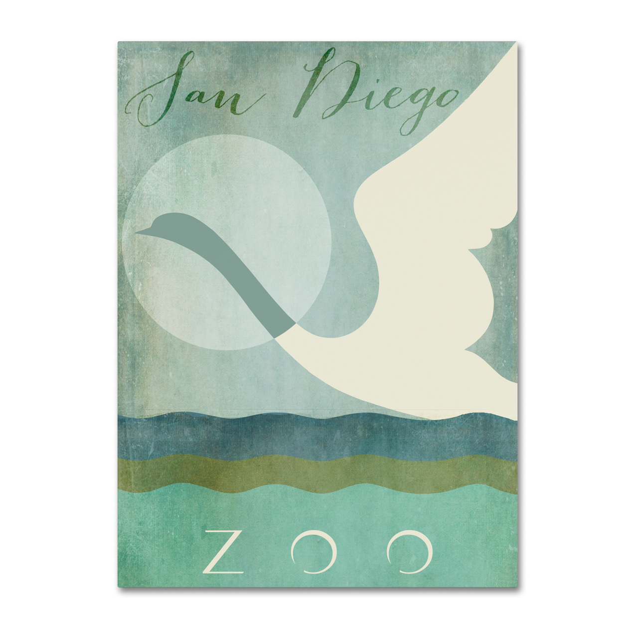 Color Bakery 'San Diego Zoo' Canvas Wall Art 35 X 47 Inches