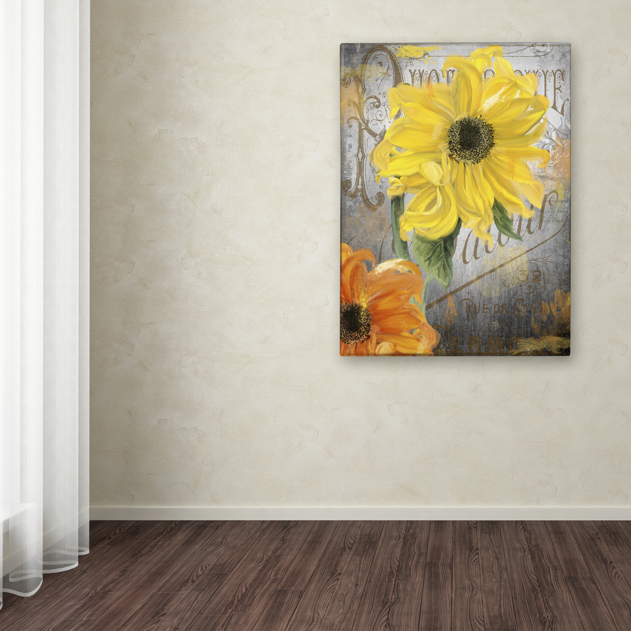 Color Bakery 'Sunflower Studio' Canvas Wall Art 35 X 47 Inches