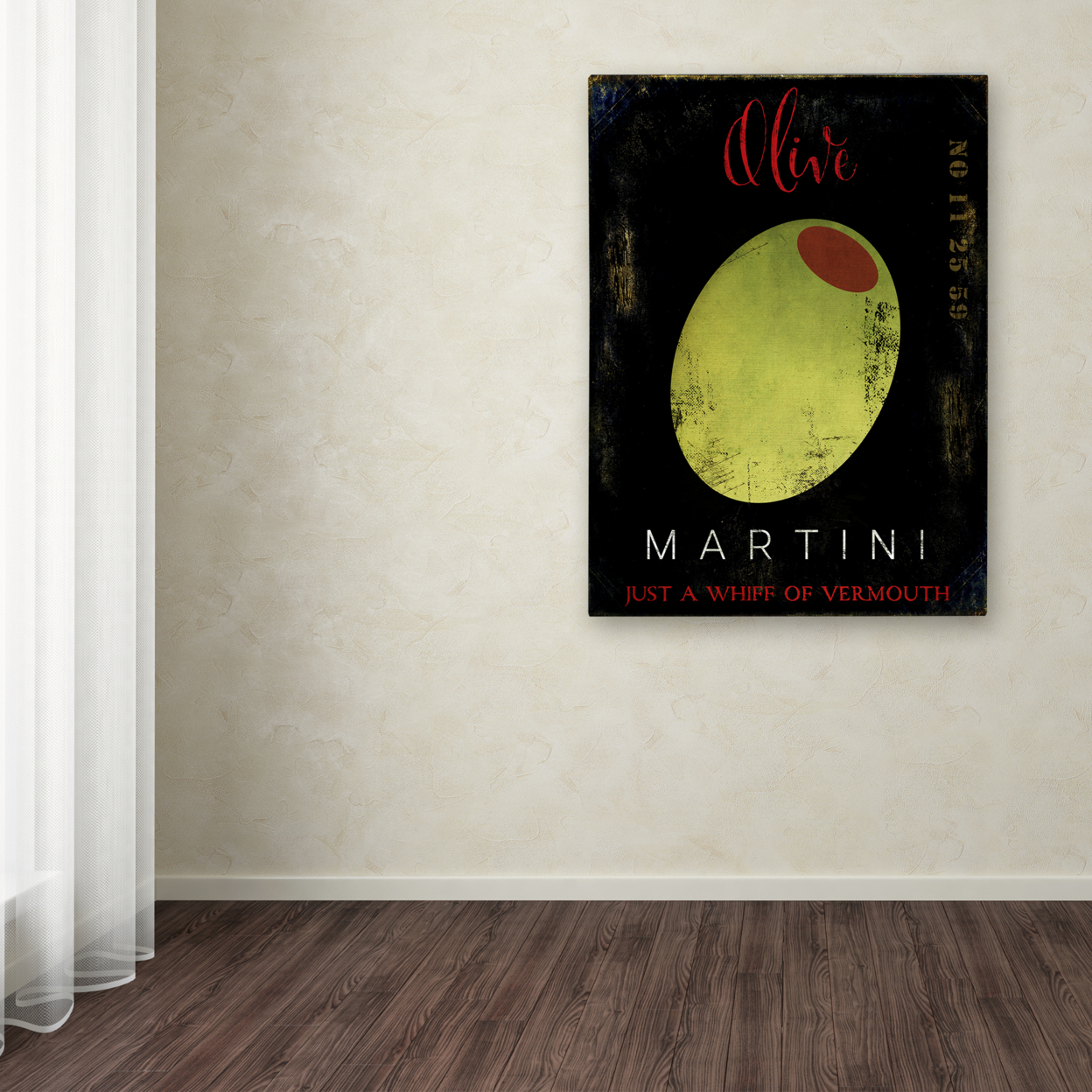 Color Bakery 'Olive Martini I' Canvas Wall Art 35 X 47 Inches