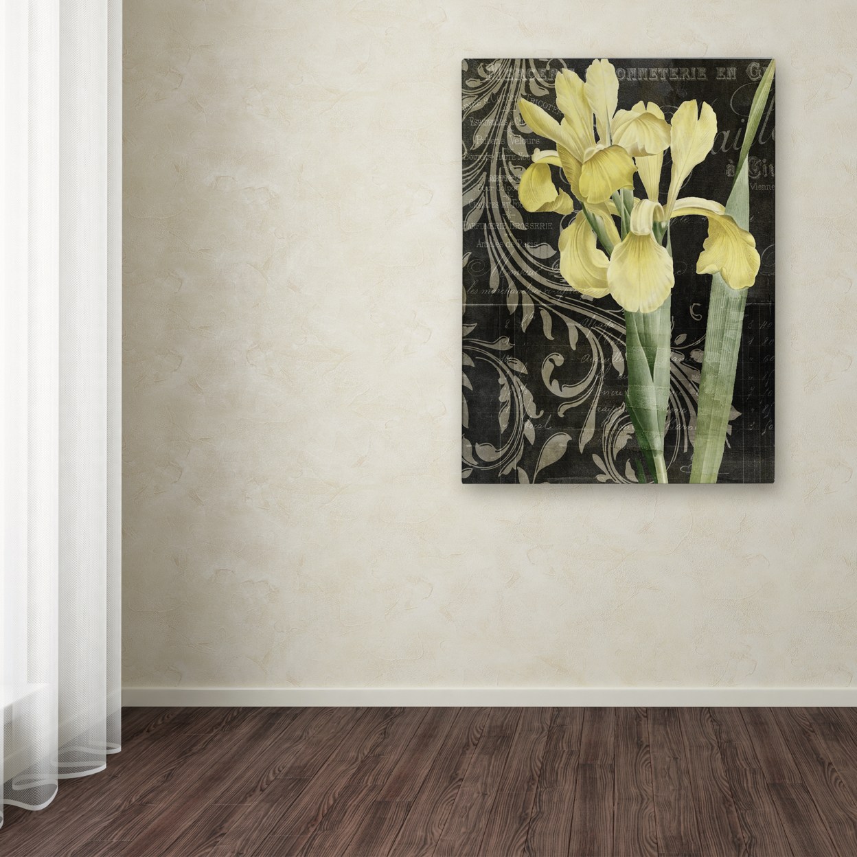 Color Bakery 'Ode To Yellow' Canvas Wall Art 35 X 47 Inches