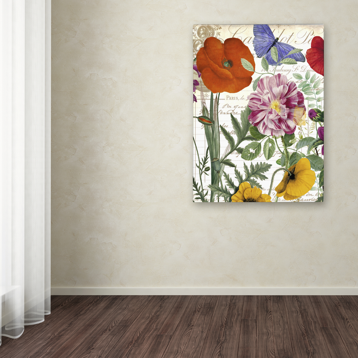 Color Bakery 'Printemps' Canvas Wall Art 35 X 47 Inches