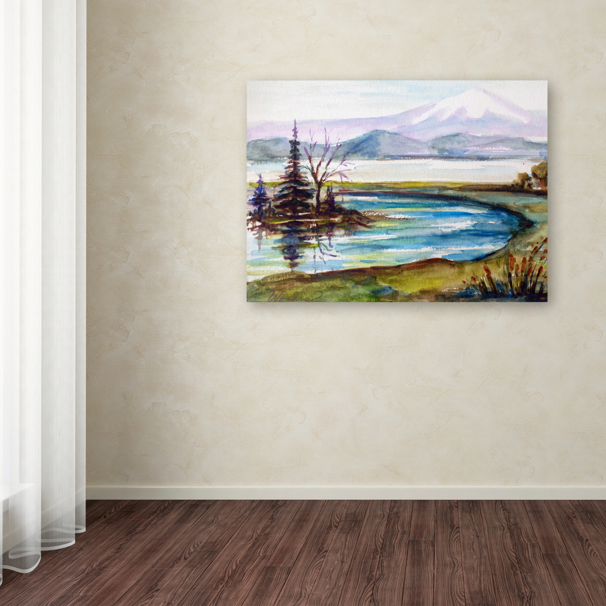 Wendra 'Friday Evening' Canvas Wall Art 35 X 47 Inches
