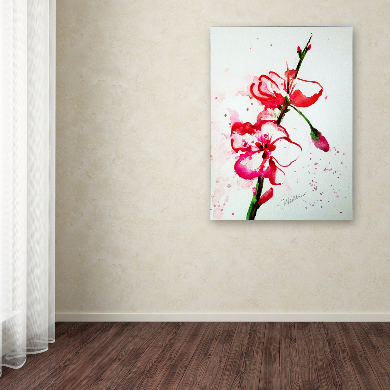 Wendra 'Spring Bloom Copy' Canvas Wall Art 35 X 47 Inches