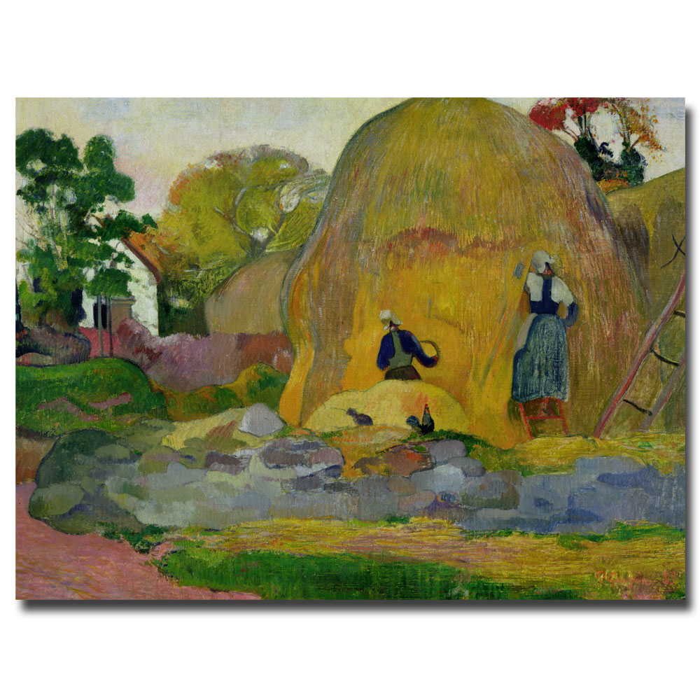 Paul Gauguin 'Golden Harvest, 1889' Canvas Wall Art 35 X 47