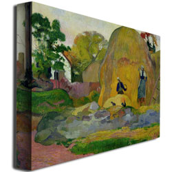 Paul Gauguin 'Golden Harvest, 1889' Canvas Wall Art 35 X 47
