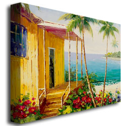 Rio 'Key West Villa' Canvas Wall Art 35 X 47