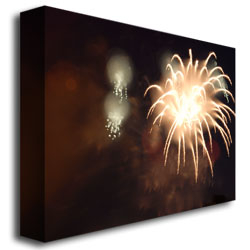 Kurt Shaffer 'Abstract Fireworks IV' Canvas Wall Art 35 X 47