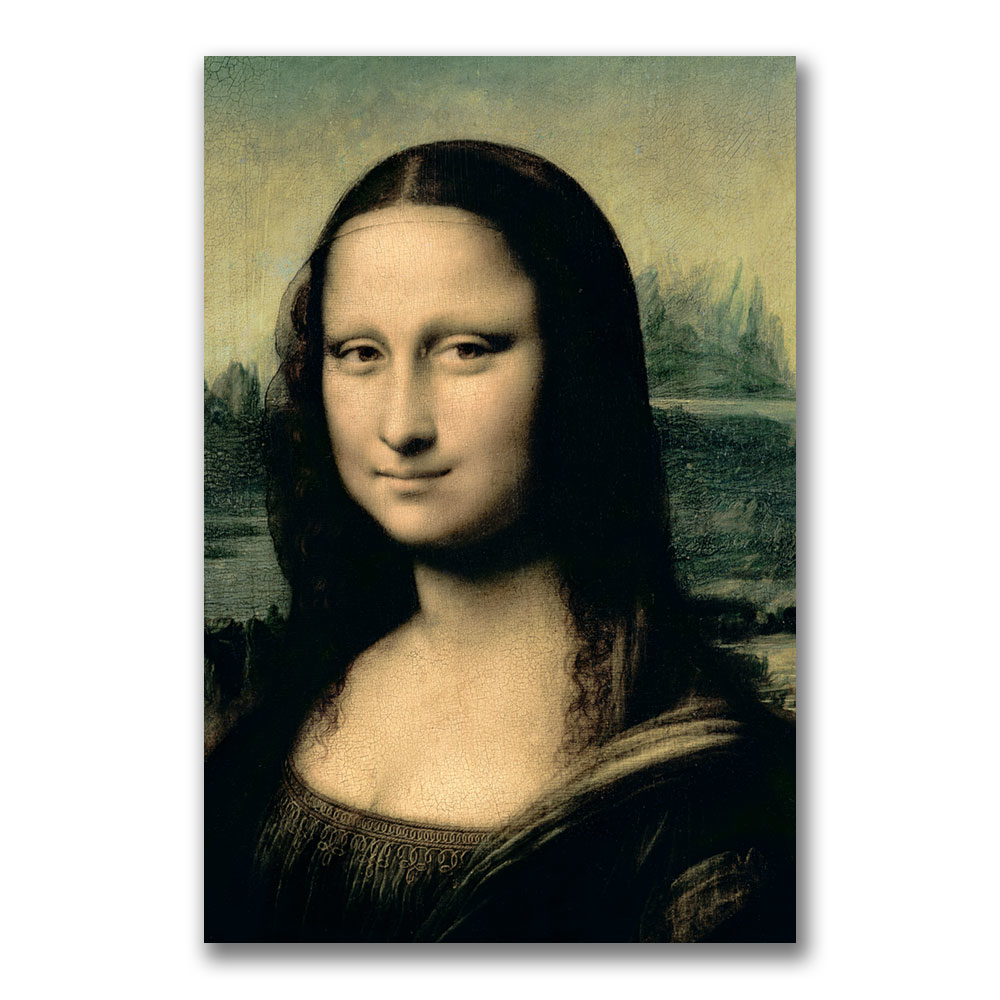 Leonardo Da Vinci 'Mona Lisa C1503-6' Canvas Wall Art 35 X 47