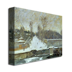 Alfred Sisley 'The Watering Place' Canvas Wall Art 35 X 47