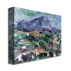 Paul Cezanne 'Montagne Saint-Victoire' Canvas Wall Art 35 X 47