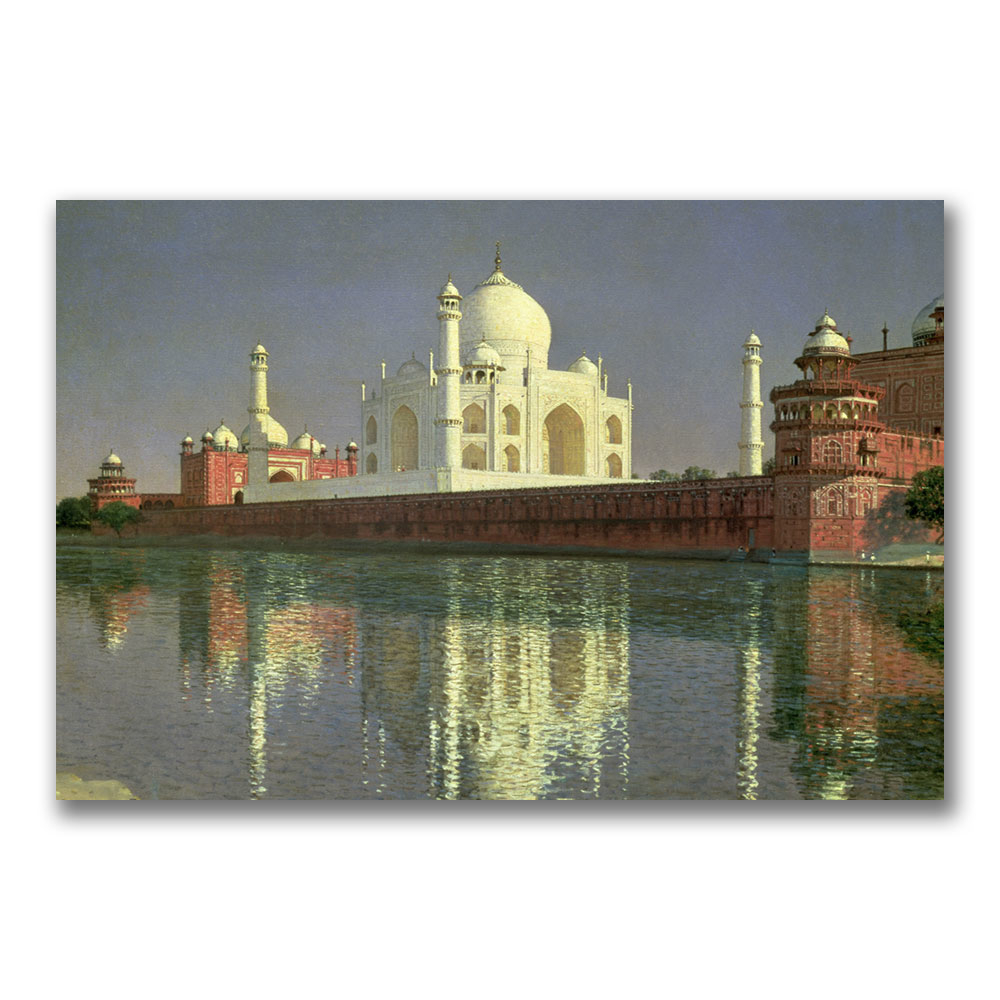 Vasili Vereschagin 'The Taj Mahal 1874-76' Canvas Wall Art 35 X 47