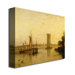 Joseph Turner 'Tabley Seat Of Sir JF Leicester' Canvas Wall Art 35 X 47