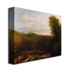 Joseph Turner 'Echo And Narcissus' Canvas Wall Art 35 X 47