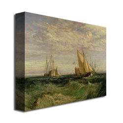 Joseph Turner 'The Confluence Of The Thames' Canvas Wall Art 35 X 47