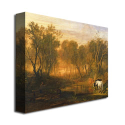 Joseph Turner 'The Forest Of Berer' Canvas Wall Art 35 X 47