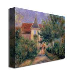 Pierre Renoir 'Renior's House At Essoyes' Canvas Wall Art 35 X 47
