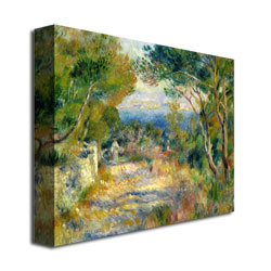 Pierre Renoir 'L'Estaque 1882' Canvas Wall Art 35 X 47