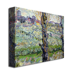 Vincent Van Gogh 'View Of Arles' Canvas Wall Art 35 X 47