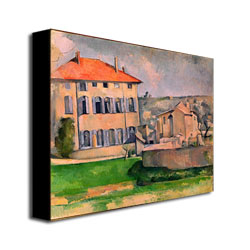 Paul Cezanne 'Jas De Bouffan' Canvas Wall Art 35 X 47