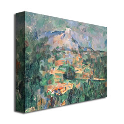 Paul Cezanne 'Montagne Sainte-Victoire' Canvas Wall Art 35 X 47