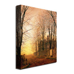 John Grimshaw 'In The Golden Olden Time' Canvas Wall Art 35 X 47
