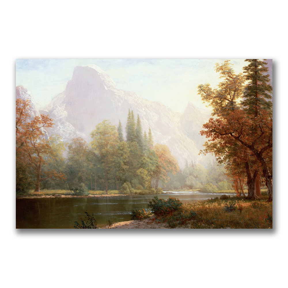 Albert Biersdant 'Half Dome Yosemite' Canvas Wall Art 35 X 47