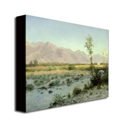 Albert Biersdant 'Prairie Landscape' Canvas Wall Art 35 X 47