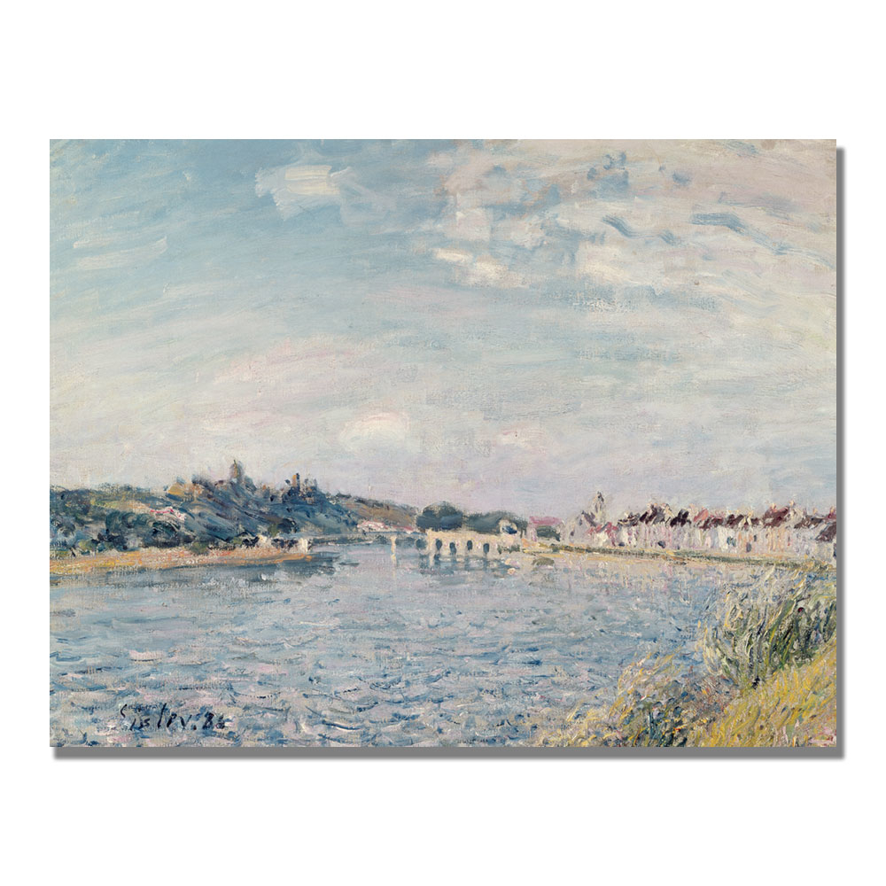 Alfred Sisley 'Landscape 1888' Canvas Wall Art 35 X 47