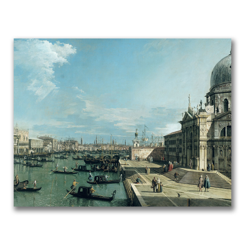 Canatello 'The Entrance To The Grand Canal' Canvas Wall Art 35 X 47