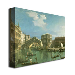 Canatello 'The Rialto Bridge Venice' Canvas Wall Art 35 X 47